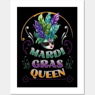 Mardi Gras New Orleans Mardi Gras Queen Posters and Art